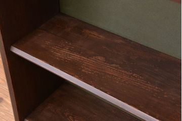 レトロ家具　★昭和レトロ　シンプルな本棚(飾り棚/ブックシェルフ)