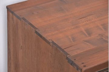 アンティーク家具　アンティーク　モールガラス脚付きローボード?(収納棚)