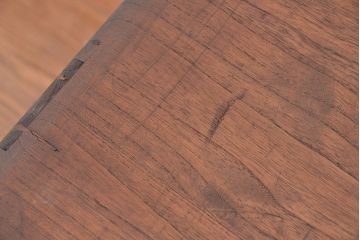 アンティーク家具　アンティーク　モールガラス脚付きローボード?(収納棚)