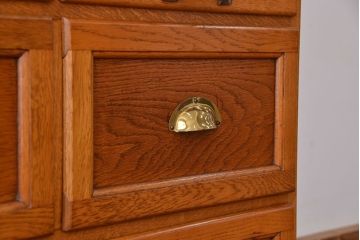 アンティーク家具　1970年頃 海外製 縦型 引き出し シャツケース(ガラスケース/ショーケース)
