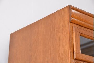 アンティーク家具　1970年頃 海外製 縦型 引き出し シャツケース(ガラスケース/ショーケース)