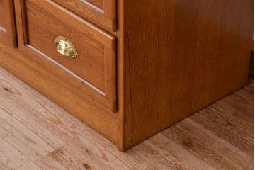 アンティーク家具　1970年頃 海外製 縦型 引き出し シャツケース(ガラスケース/ショーケース)