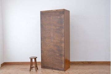 アンティーク家具　1970年頃 海外製 縦型 引き出し シャツケース(ガラスケース/ショーケース)