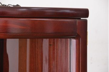 中古 カリモク コーナーラック(コーナーキャビネット)