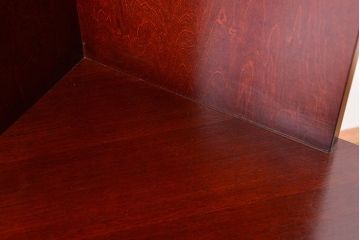 中古 カリモク コーナーラック(コーナーキャビネット)