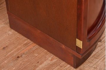 中古 カリモク コーナーラック(コーナーキャビネット)