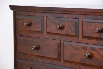 中古　北海道民芸家具　二段重ねチェスト　定価241500円　(整理箪笥)