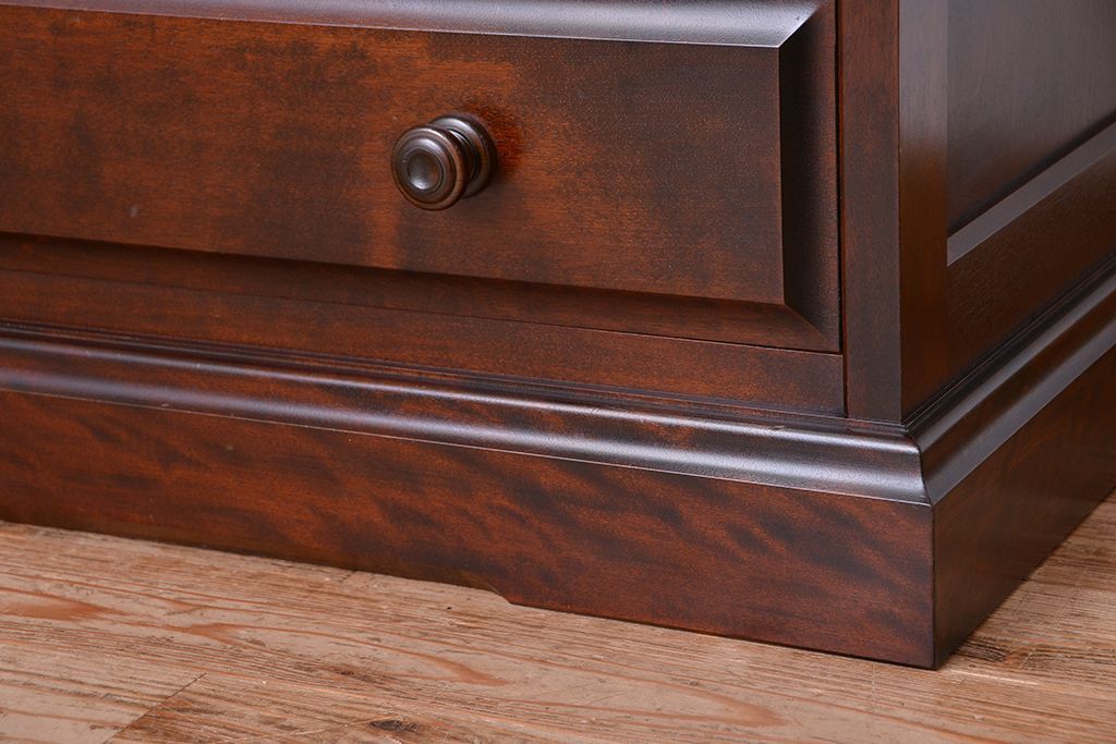 中古　北海道民芸家具　二段重ねチェスト　定価241500円　(整理箪笥)