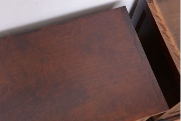 中古　北海道民芸家具　二段重ねチェスト　定価241500円　(整理箪笥)