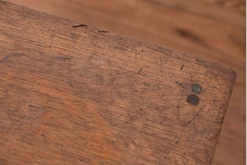 アンティーク家具　アンティーク　シンプルな角スツール　2脚セット(椅子)