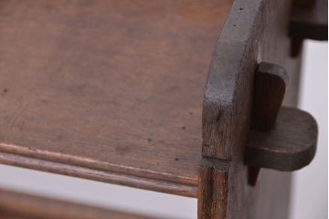 アンティーク家具　アンティーク　古い木の楔式本棚(飾り棚)