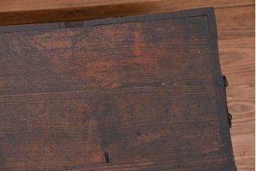 アンティーク家具　古民具・骨董　希少!前面欅材の仙台小箪笥(帳場箪笥)