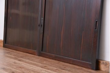 アンティーク　使い込まれた板戸　2枚セット