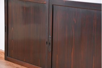 アンティーク　使い込まれた板戸　2枚セット