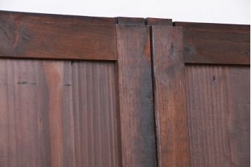 アンティーク　使い込まれた板戸　2枚セット