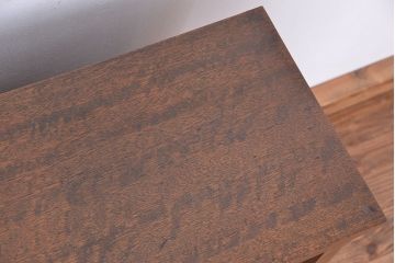 アンティーク家具　アンティーク　シンプルな引き出し付き横長収納棚(飾り棚、食器棚)