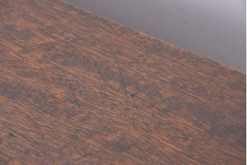 アンティーク家具　アンティーク　シンプルな引き出し付き横長収納棚(飾り棚、食器棚)