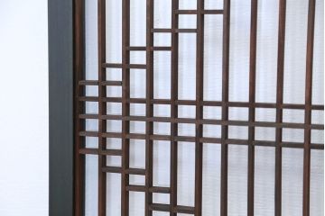 アンティーク　組子細工の格子書院戸　4枚セット?(建具)