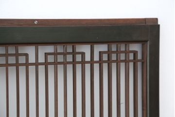 アンティーク　組子細工の格子書院戸　4枚セット(2)(建具)