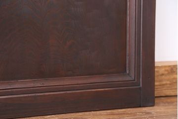大正ロマン　凝った作りの色ガラス扉1枚(ドア)