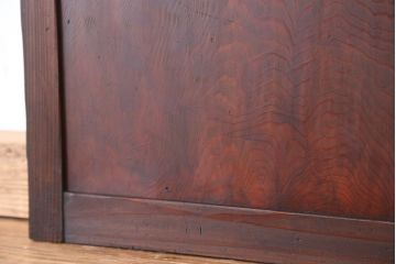 大正ロマン　凝った作りの色ガラス扉1枚(ドア)