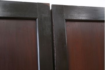 古民具・骨董　杉材1枚板　状態の良い帯戸　4枚セット(板戸)