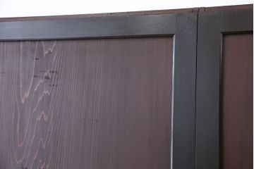 古民具・骨董　杉材1枚板　状態の良い帯戸　4枚セット(板戸)