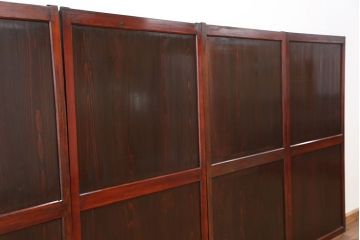 古民具・骨董　古い帯戸　4枚セット?(引き戸、板戸)