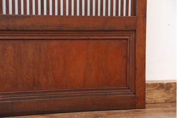 ★アンティーク　古い木の格子戸　2枚セット