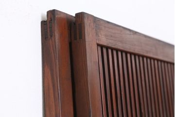 ★アンティーク　古い木の格子戸　2枚セット