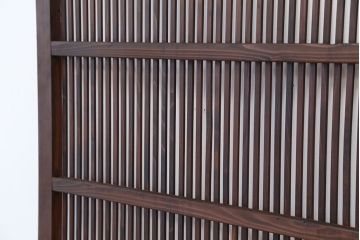 ★アンティーク　古い木の格子戸　2枚セット