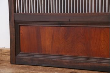 ★アンティーク　古い木の格子戸　2枚セット