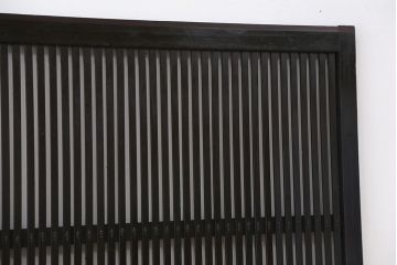 古民具・骨董　シックでシンプルな時代格子戸　4枚セット(建具)