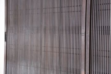 古民具・骨董　極上!裏障子付き万本格子戸　4枚セット(建具)