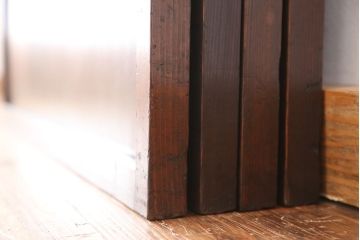 古民具・骨董　極上!裏障子付き万本格子戸　4枚セット(建具)