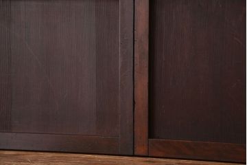 古民具・骨董　極上!裏障子付き万本格子戸　4枚セット(建具)