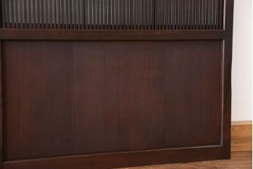 古民具・骨董　4枚九尺幅　極上・上手物　裏障子付き万本格子戸　4枚セット
