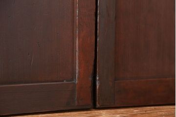 古民具・骨董　4枚九尺幅　極上・上手物　裏障子付き万本格子戸　4枚セット