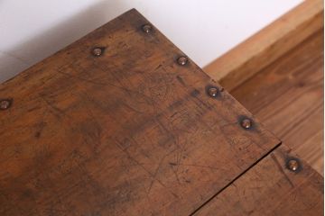 古民具・骨董　古い米びつ(収納箱)