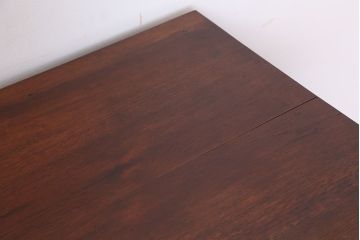 レトロ家具　アンティーク　古いナラ材のレトロな片袖机(テーブル・作業台)