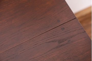 レトロ家具　アンティーク　古いナラ材のレトロな片袖机(テーブル・作業台)