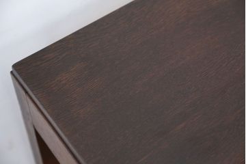 アンティーク家具　アンティーク　古いタモ材のシンプルで上品な平机(テーブル)