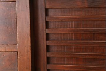 アンティーク家具　アンティーク 味わい深い六尺引き出し収納箪笥(水屋箪笥・サイドボード)