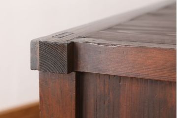 アンティーク家具　アンティーク 味わい深い六尺引き出し収納箪笥(水屋箪笥・サイドボード)