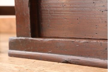 アンティーク家具　古民具・骨董 明治時代 使い込まれた北陸収納箪笥サイドボード(水屋箪笥、食器棚、収納棚)