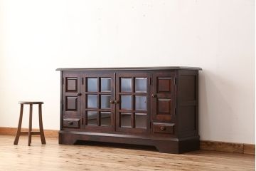 中古　北海道民芸家具　サイドボード　定価約26万