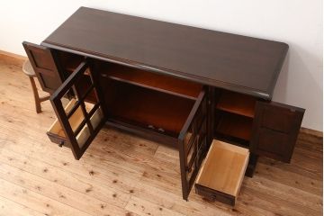 中古　北海道民芸家具　サイドボード　定価約26万