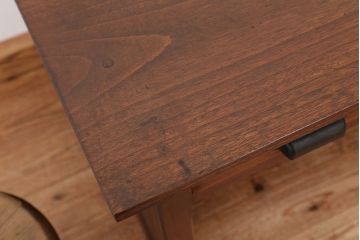 アンティーク家具　アンティーク　古い木のカウンター式片袖机(テーブル/作業台)