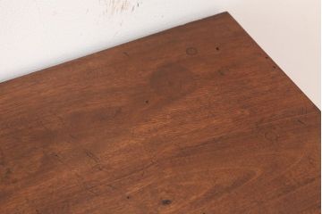 アンティーク家具　アンティーク　古い木のカウンター式片袖机(テーブル/作業台)