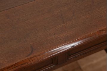 アンティーク家具　アンティーク　最高級　素晴らしいデザインと作り込みの上質な平机(テーブル/デスク)
